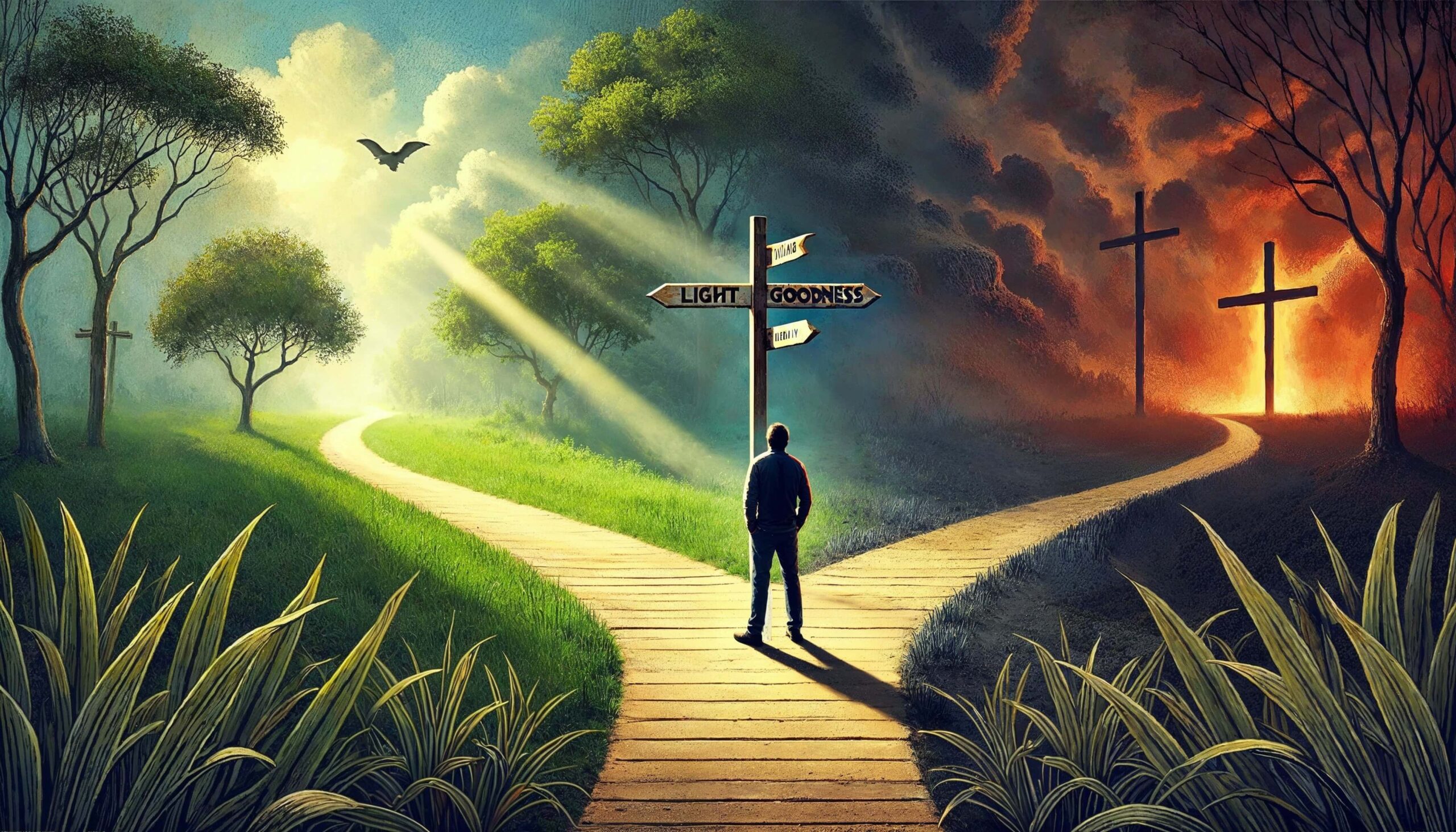 moral dilemma,life path,man,decision